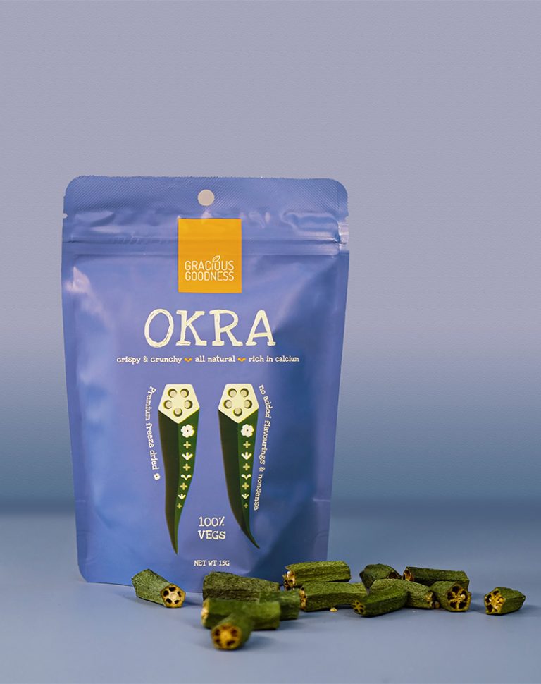 Freeze Dried Okra Gracious Goodness