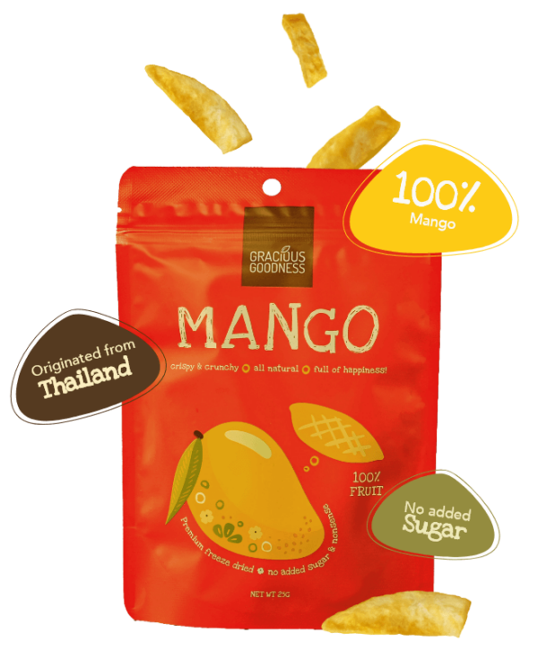 Freeze Dried Mango Gracious Goodness
