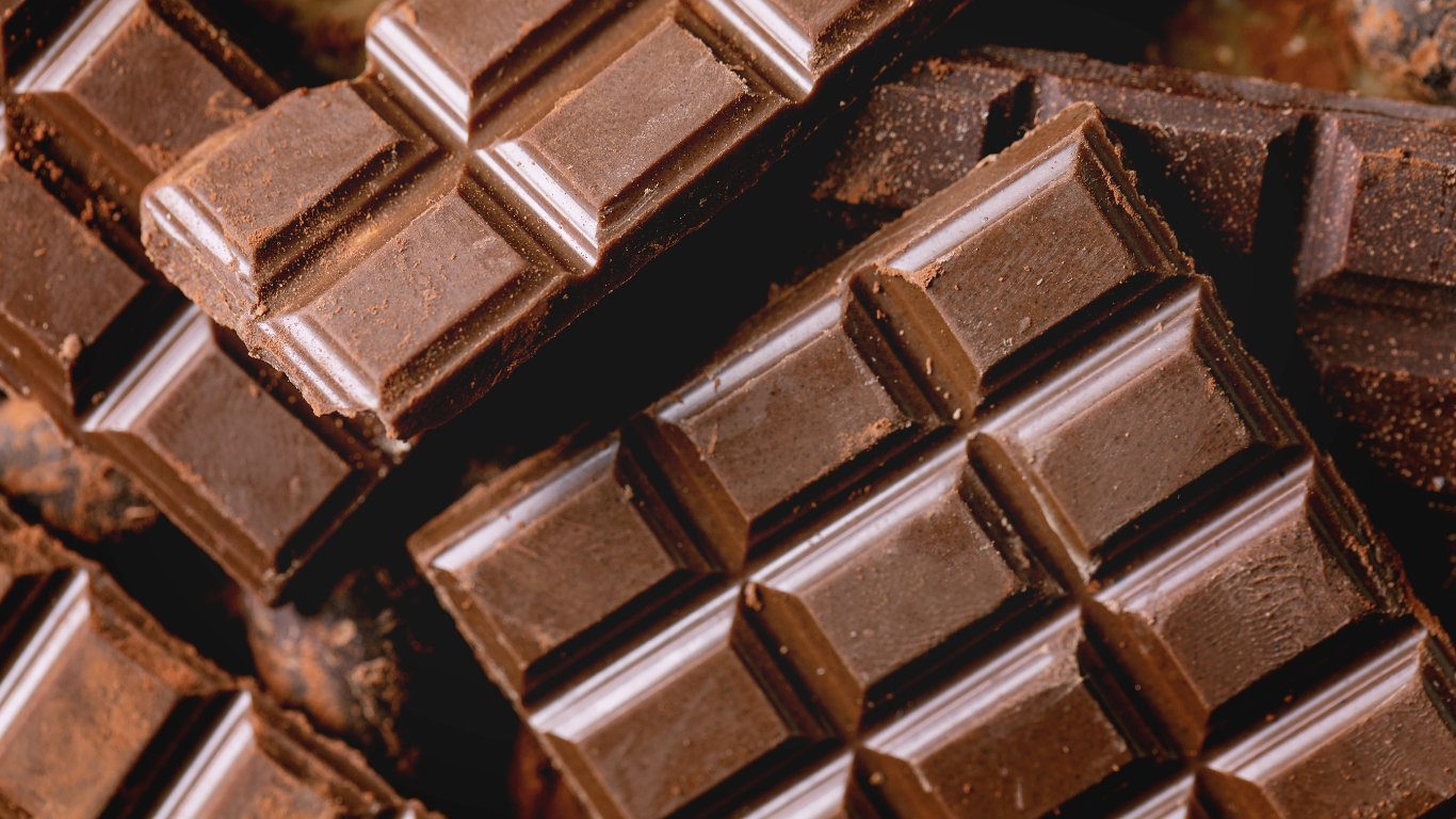 an image of dark chocolate
